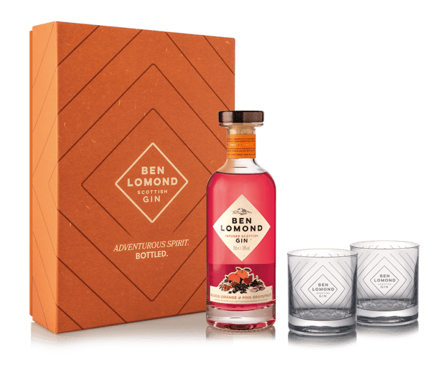 Pink Grapefruit &amp; Blood Orange Gin Gift Set - Ben Lomond Gin