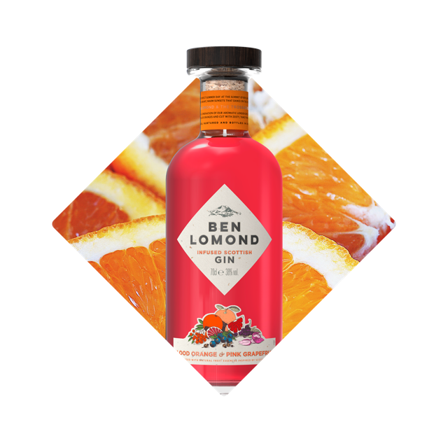 Blood orange and pink grapefruit gin
