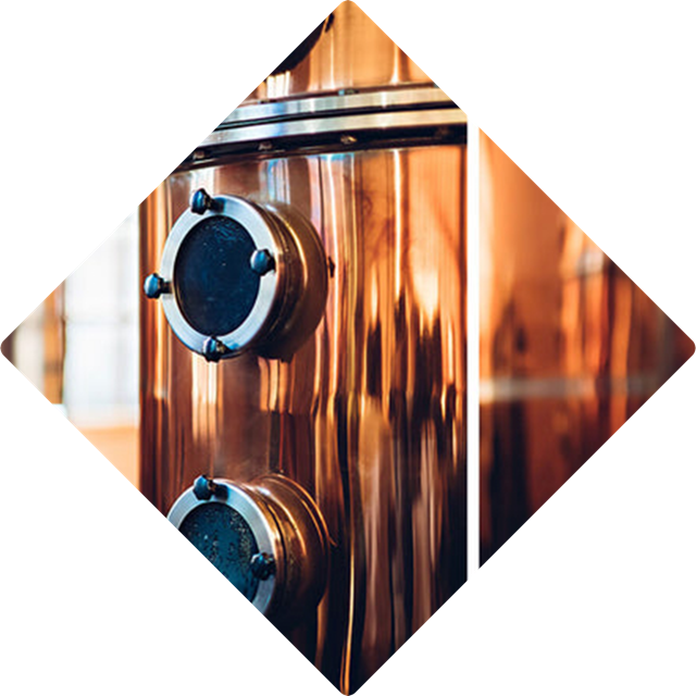 Copper Still in Diamond