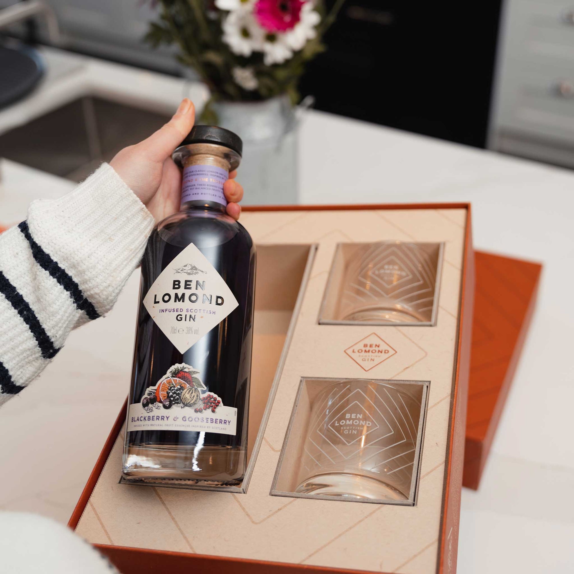 Blackberry & Gooseberry Gin Gift Set - Ben Lomond Gin