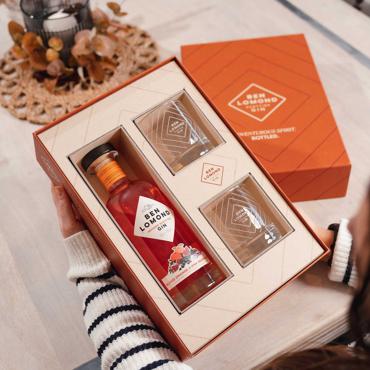 Pink Grapefruit &amp; Blood Orange Gin Gift Set - Ben Lomond Gin