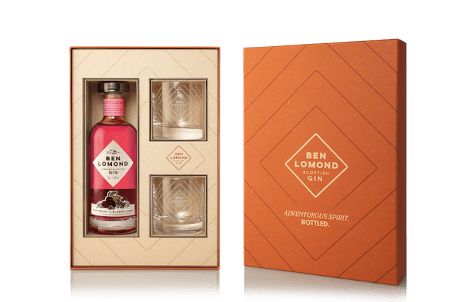 Raspberry &amp; Elderflower Gin Gift Set - Ben Lomond Gin